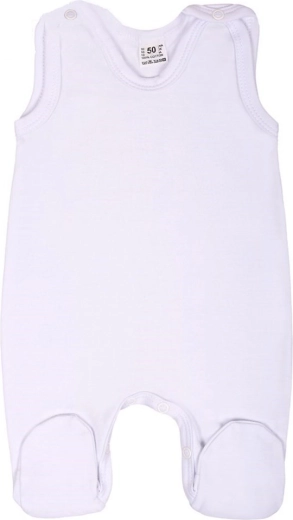 White baby footed romper New Baby Classic