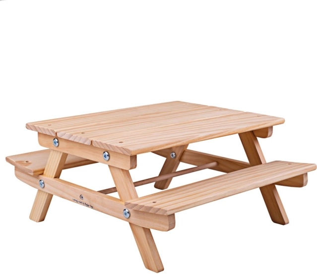 Koka piknika soliņš lellēm Bigjigs Toys