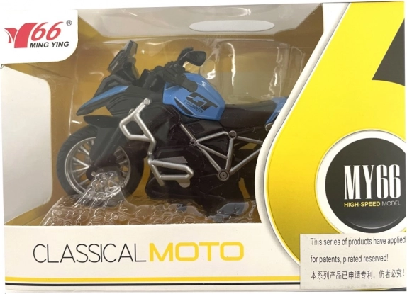 Motorcycle with wind-up mechanism 1:14