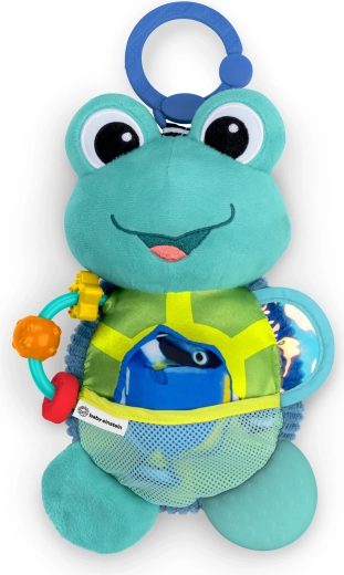 Baby Einstein plīša aktivitāšu bruņurupucis ar C veida riņķi Neptune’s Sensory Sidekick