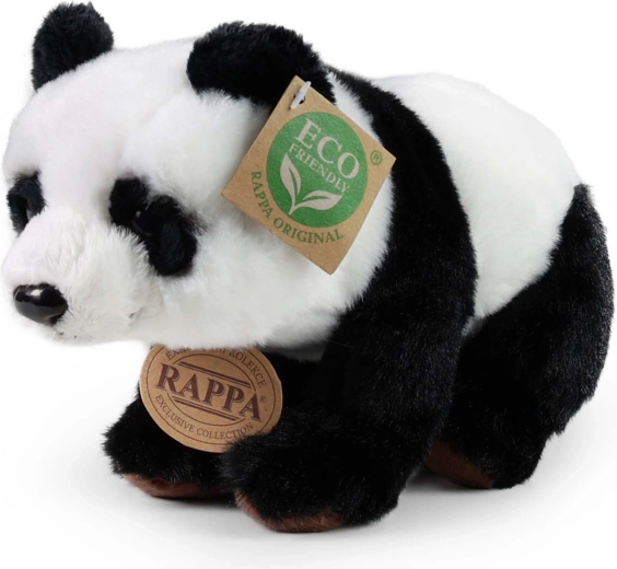 Rappa standing plush panda 22 cm Eco-Friendly