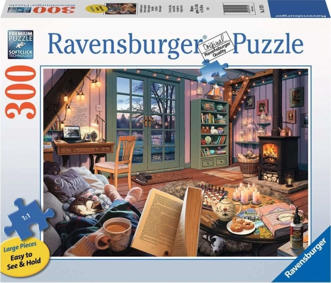 Ravensburger puzle “Zákoutí” ar īpaši lieliem gabaliņiem, 300 gabaliņi