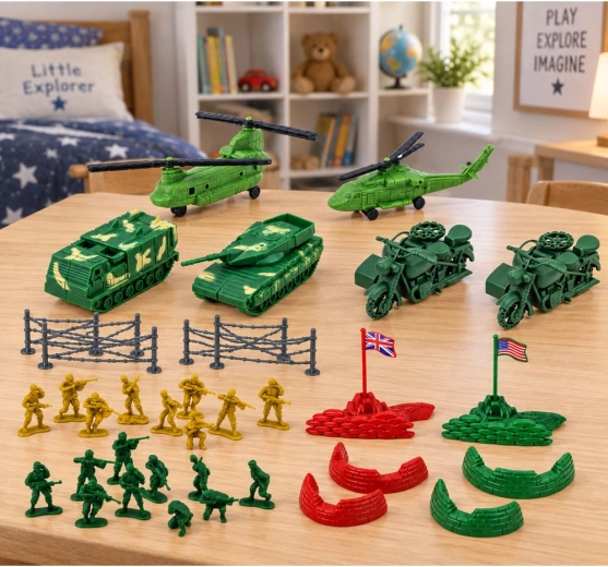 121 pieces for versatile play