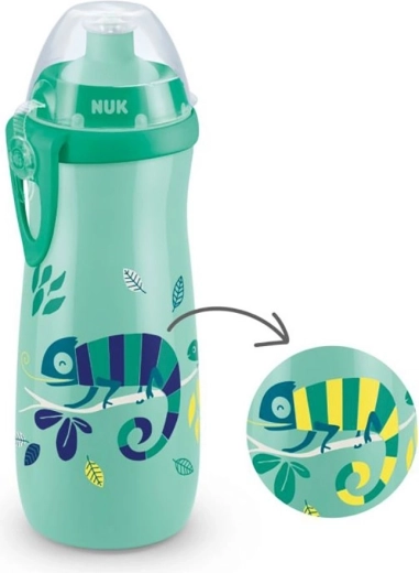 Bērnu sporta pudele NUK Sports Cup Chameleon 450 ml