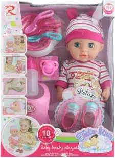Baby Doll 30 cm with Sounds and Peeing Function with Accessories
