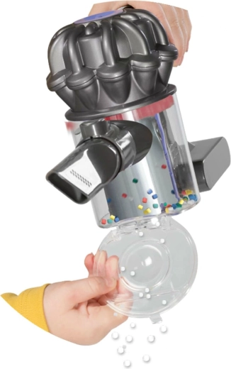 Transparent dirt container