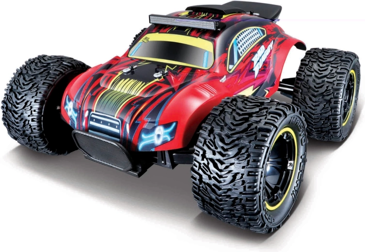 Maisto RC Bad Buggy sarkans 2,4 GHz ar USB