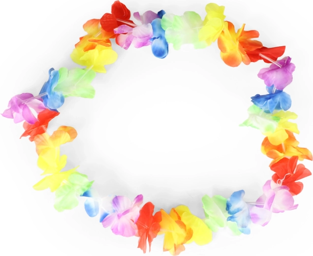 Colorful textile flowers