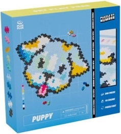 Plus-Plus Build by Numbers Puppy 500 Pieces