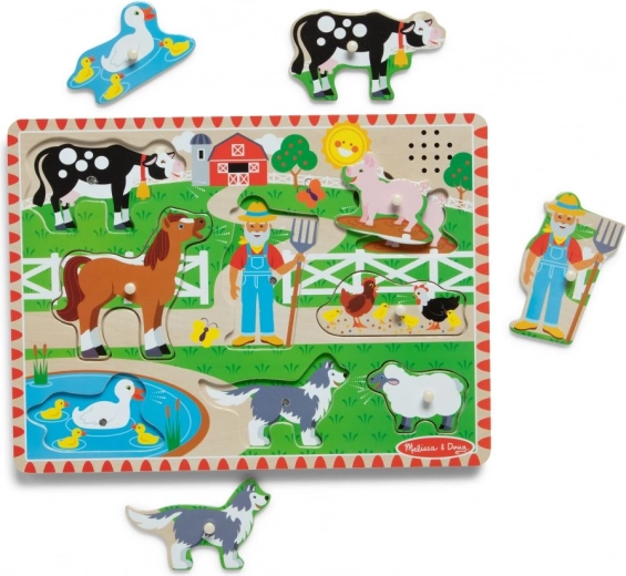 Wooden Farm Puzzle by Melissa & Doug