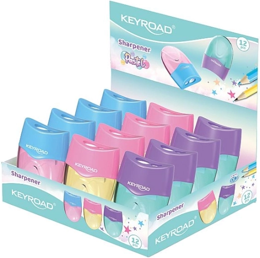 Zīmuļu asināmais Keyroad Mellow Duo pasteļkrāsās