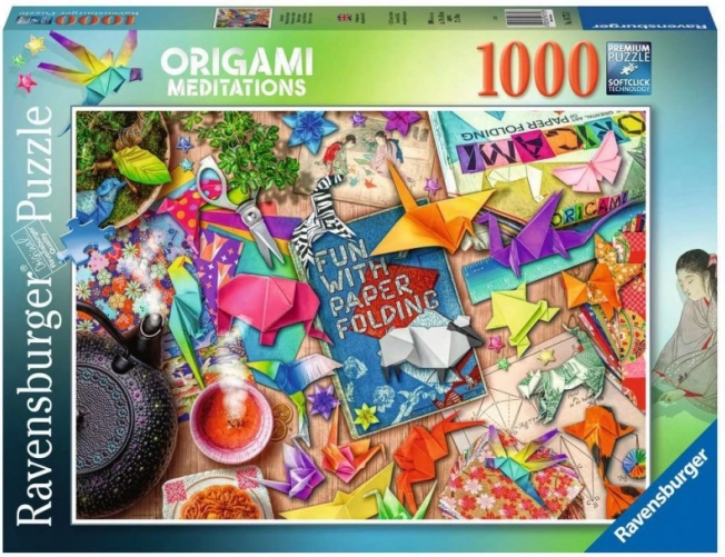Puzzle Ravensburger Meditation with Origami 1000 Pieces