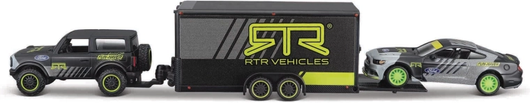 Maisto Design Team Haulers metāla vilcējs ar auto 1:64