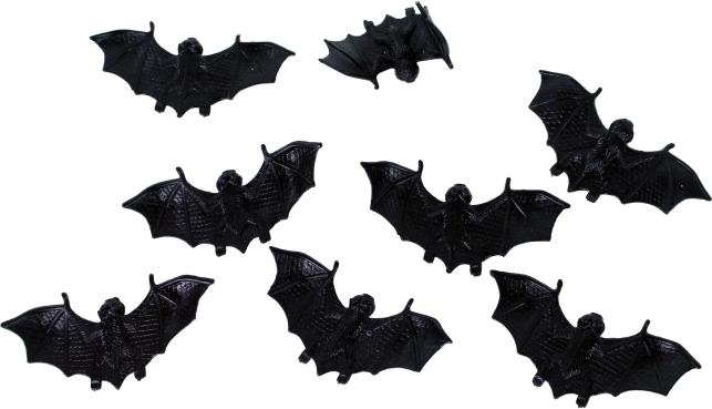 Decorative Plastic Bats for Halloween