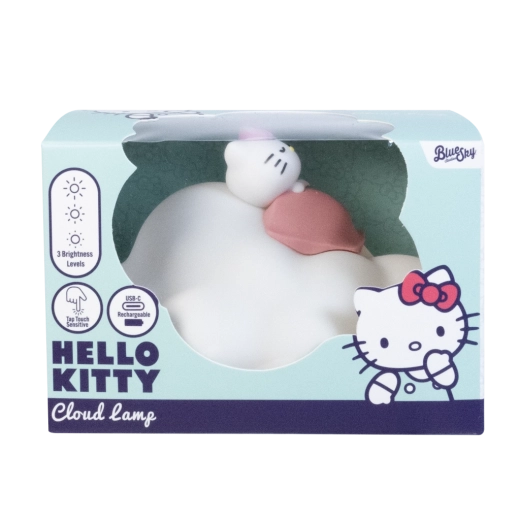 Nakts lampiņa Hello Kitty mākoņa formā, ar skārienvadību un uzlādi