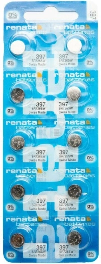 Renata pulksteņu baterija 397 SR726SW 1,55 V