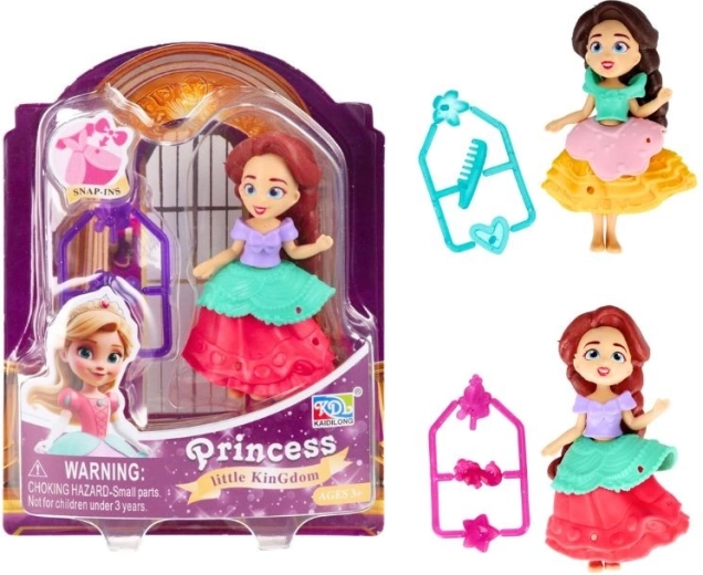 Apģērbjama lelle Little Kingdom ar piederumiem, 8 cm