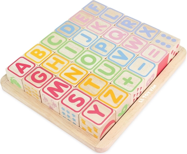 ABC Wooden Educational Blocks Le Toy Van