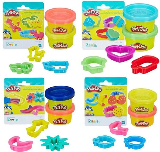 Modelējamā plastilīna komplekts 2×56 g ar piederumiem, veidu mikss