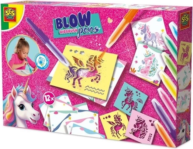SES Unicorn – Blow Pens Airbrush Marker Set