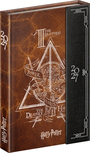 Notique nedēļas magnētiskais plānotājs Harry Potter – Nāves dāvesti 2027 (11 × 16 cm)
