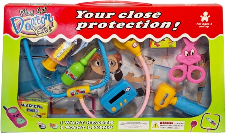 Doctor Playset in a Box for Children Aged 3+