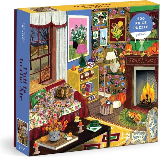 Galison square puzzle Autumn Is Just Around the Corner, 500 pieces