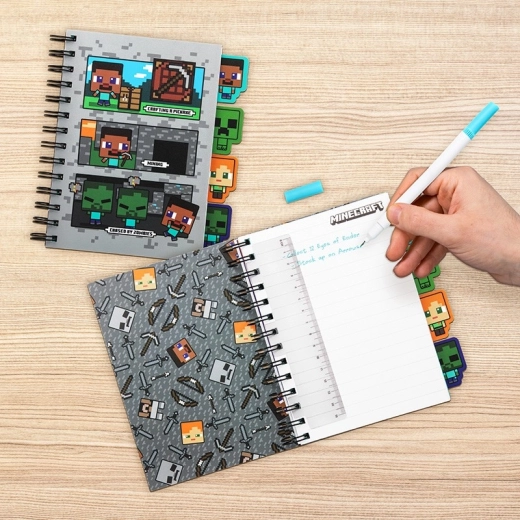 Minecraft bloks ar atdalītājiem