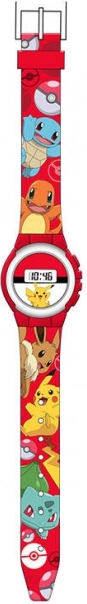 Children's Digital Pokémon Watch in Red