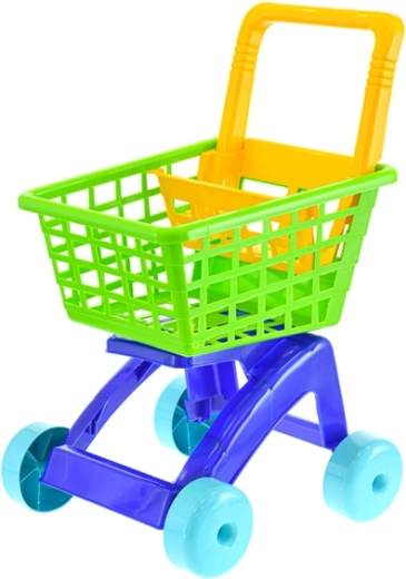 Bērnu iepirkumu ratiņi 58 cm – zaļi