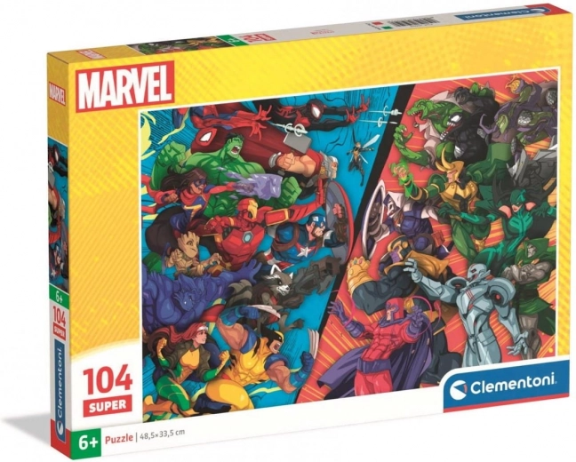 Clementoni puzle Avengers pret ļaundariem, 104 detaļas