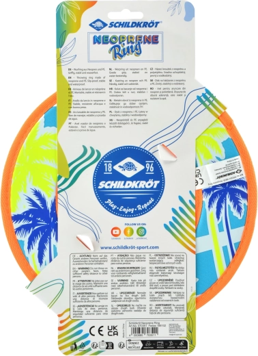 Schildkröt neoprēna frisbijas disks – lidojošais rings 24 cm