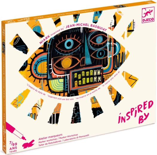 Djeco creative set Brooklyn – street art posters and sketchbooks with markers