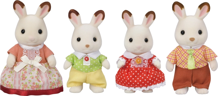 Chocolate Rabbit Family