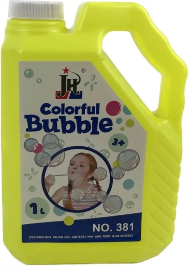 Rezerves šķidrums ziepju burbuļiem 1 l