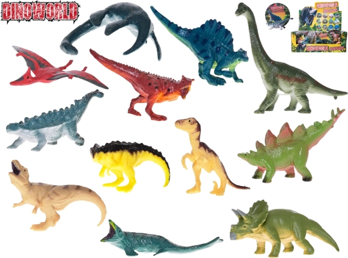 Dinoworld dinozauru figūriņu komplekts 12 gab., 8 cm
