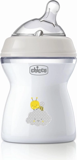 Chicco Natural Feeling anti-colic baby bottle 250 ml for girls 2m+