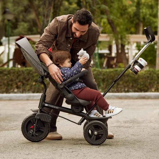 Smooth parent control and freewheel pedals
