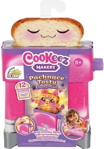 Cookeez Makery smaržīgie tosti – pārsteiguma mīkstrota rotaļlieta