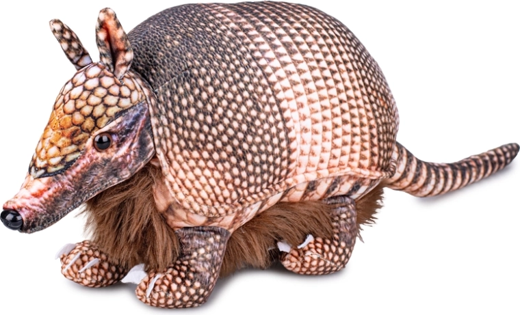 Plīša deviņjoslu bruņnesis 54 cm