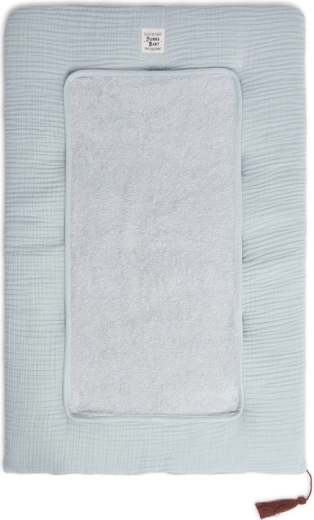 Funnababy muslīna pārtinamais paliktnis Dove Grey 50 × 80 cm