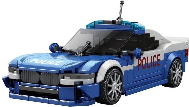 Policijas dizains ar daudzām detaļām