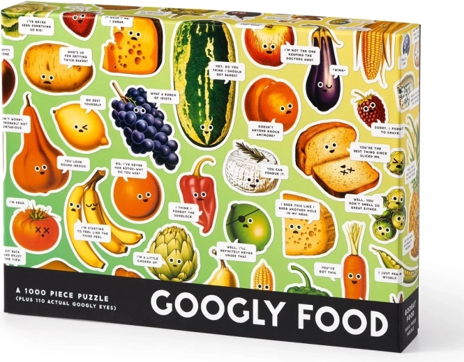 Puzle Googly Food 1000 gabali