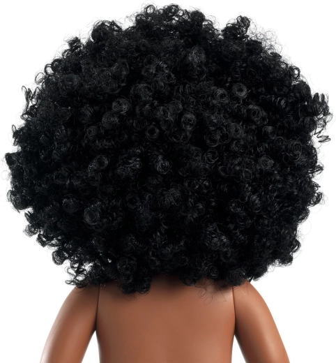 Lush curly hair