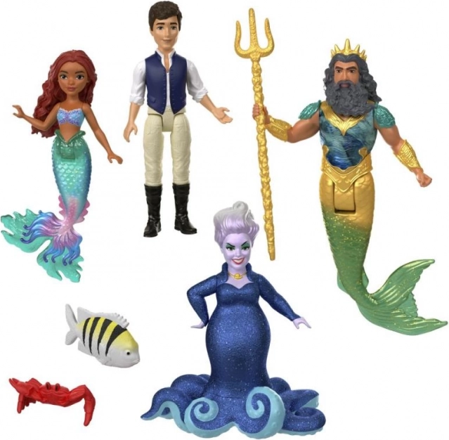 Disney Mazā nāriņa – komplekts ar 6 mazām lellēm un draugiem