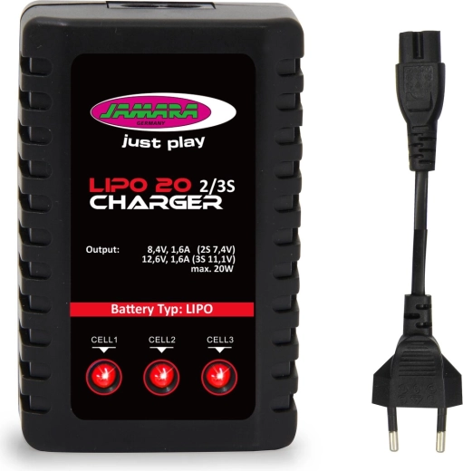 2S un 3S LiPo akumulatoru uzlāde