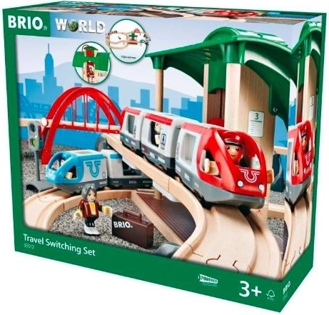 Brio pasažieru vilciens ar staciju