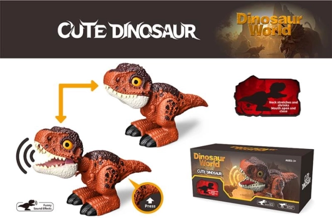 Dinozaurs ar baterijām ar skaņu – Tyrannosaurus Rex
