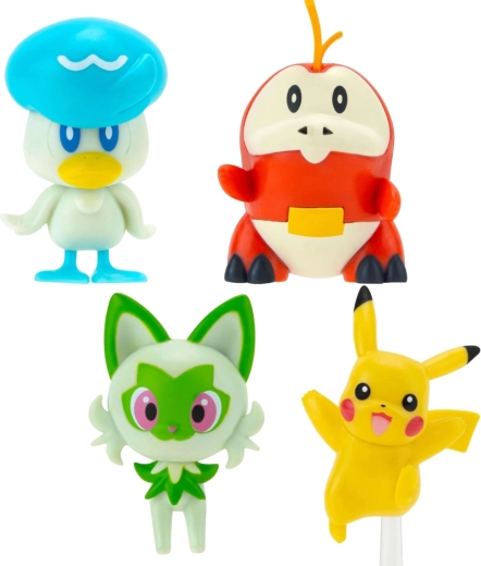 Four popular Pokémon in one set