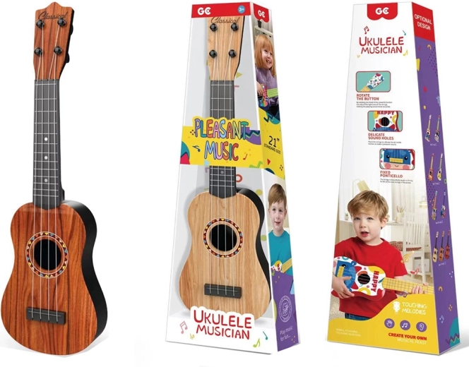 Children's Classical Guitar with Wood Imitation, 53 cm